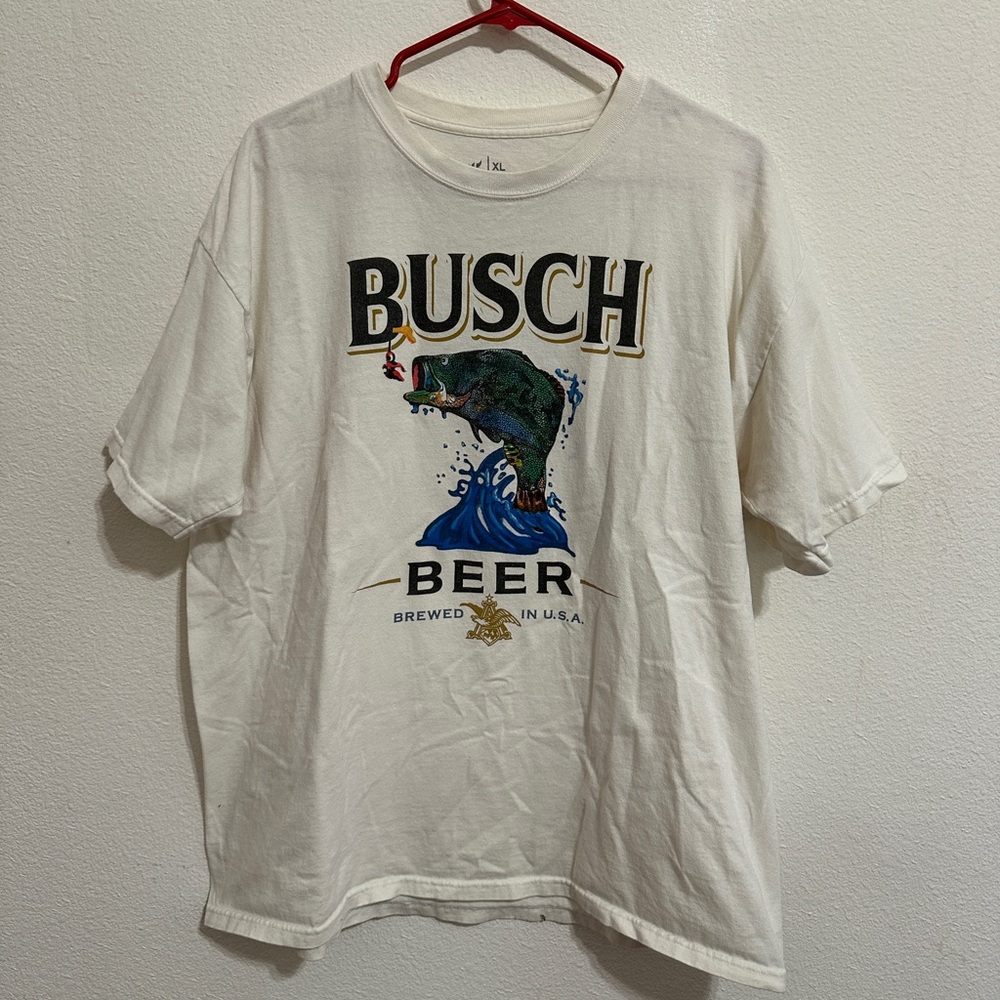 Busch light fish vintage tshirt xl